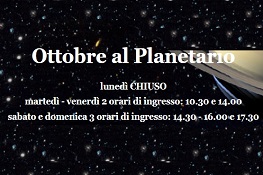 Ottobre al Planetario di Torino